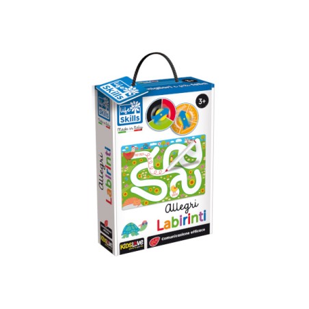 LISCIANI - LIFE SKILLS GLI ALLEGRI LABIRINTI EDUCATIVI 76758 Gioco interattivo per bambini +3A