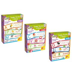 1 - LISCIANI - CAROTINA LEGGO SCRIVO E GIOCO LE PAROLE  79940 Gioco Educativo per bambini e prima infanzia