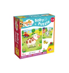 1 - LISCIANI - CAROTINA BABY PUZZLE LA FATTORIA 80083 Gioco Educativo per bambini e prima infanzia