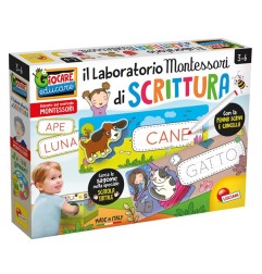 1 - LISCIANI - MONTESSORI MAXI LABORATORIO SCRITTURA 85620 Gioco interattivo per bambini 3-6A