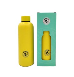 1 - BORRACCIA TERMICA 500ML GIALLO MYPIKY YOUNG DOPPIA CAMERA MP31GL