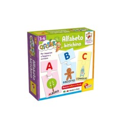 1 - LISCIANI - CAROTINA QUADROTTE ALFABETO BIRICHINO 87464 Gioco Educativo per bambini e prima infanzia