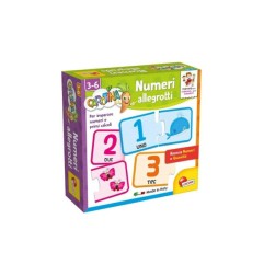 1 - LISCIANI - CAROTINA QUADROTTE NUMERI ALLEGROTTI 87471 Gioco Educativo per bambini e prima infanzia