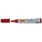 BIC Marking 2300 Marcatore Permanente Punta Scalpello Rosso Tratto 3,7 mm 12 Pz 820924