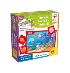 1 - LISCIANI - CAROTINA QUADROTTE ANIMALI E AMBIENTI 87495 Gioco Educativo per bambini e prima infanzia