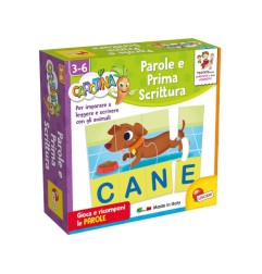 1 - LISCIANI - CAROTINA QUADROTTE PAROLE E PRIMA SCRITTURA 87518 Gioco Educativo per bambini e prima infanzia