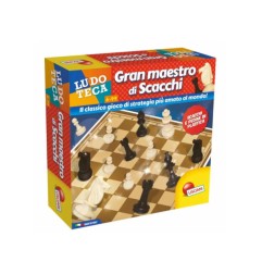 1 - LISCIANI - LUDOTECA GRAN MAESTRO DI SCACCHI/DAMA/TRIS 89222 Gioco interattivo per bambini e famiglia +6A