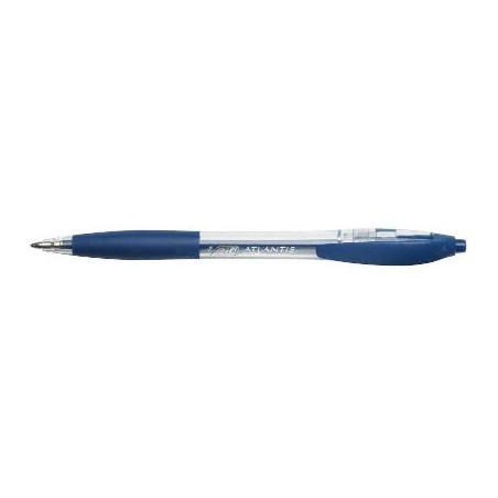 1 - BIC ATLANTIS Set da 12 pz Penna Biro a sfera CLASSIC BLU 887131