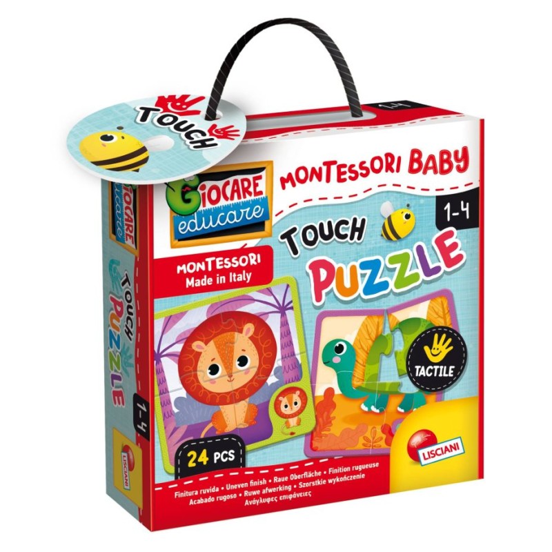 LISCIANI MONTESSORI BABY TOUCH PUZZLE 92680