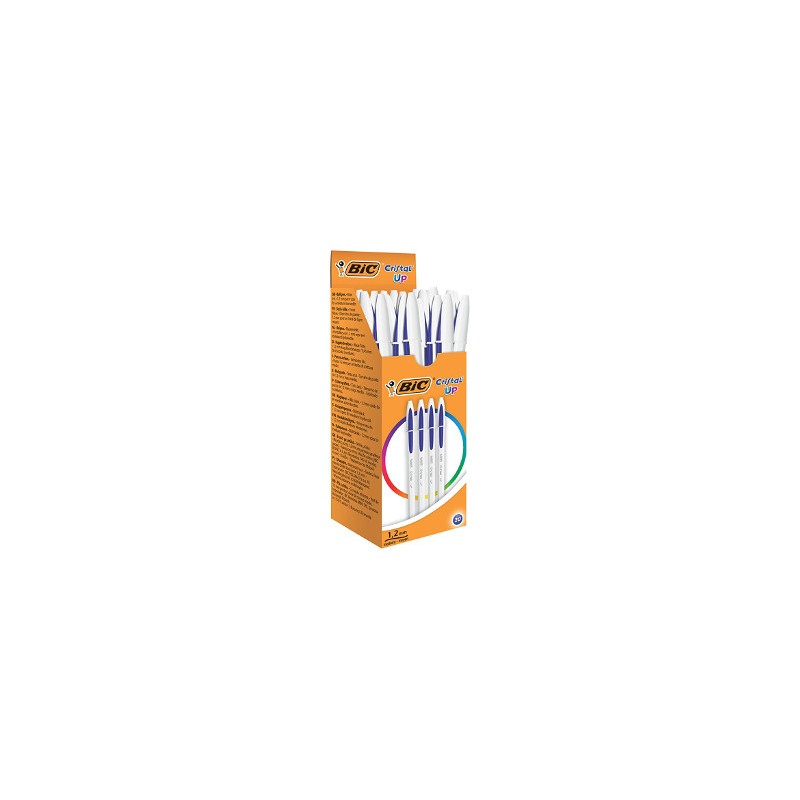 BIC Cristal Up Penna a Sfera Blu 1,2 mm Confezione da 20 949879