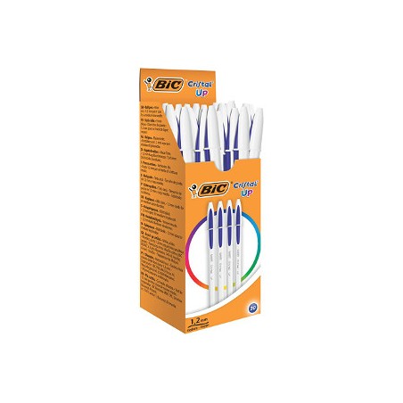 1 - BIC CRISTAL CRISTAL UP Set da 20 pz di penne Biro di colore Blu 949879