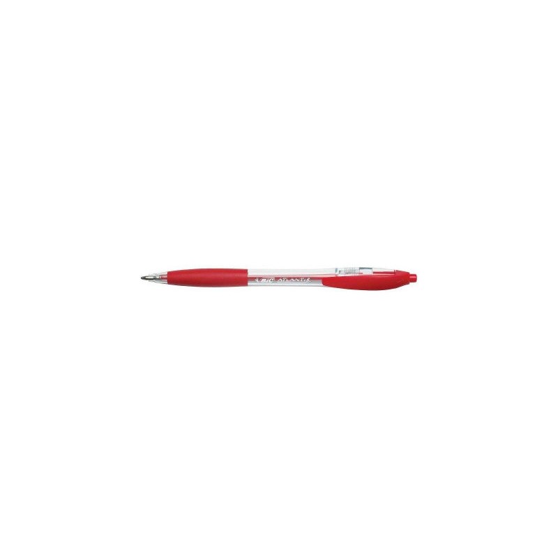 BIC ATLANTIS Set da 12 pz Penna Biro a sfera CLASSIC ROSSO 8871331