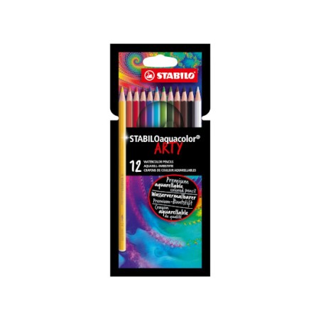 12 pz Pastelli Stabilo aquacolor arty line 1612/1-20