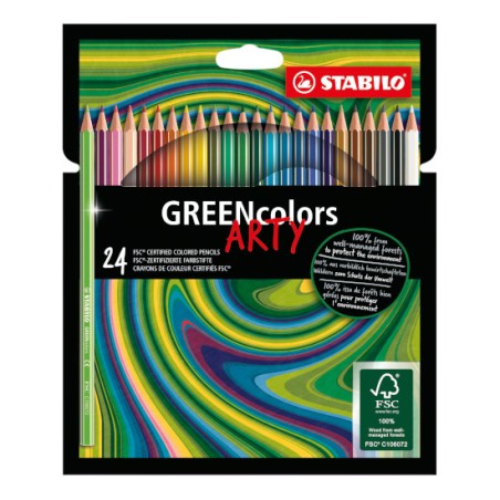 STABILO GREEN COLORS ARTY PASTELLI -24pz 6019/24-1-20