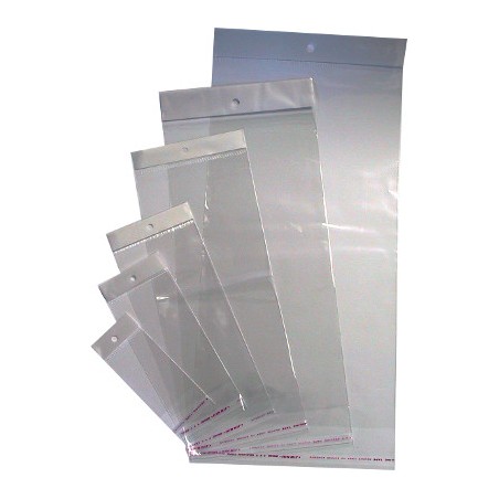 1 - Busta per blister trasparente 16x38 100 pz.