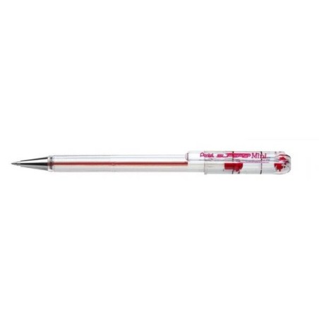 Pentel BK77S-C Mini Penne SUPERB 0.7mm - Rosso 12 pz