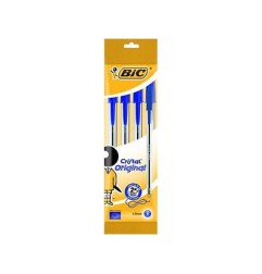 1 - BIC CRISTAL ORIGINAL Set da 4 pz di penne a Biro di colore Blu 8308601