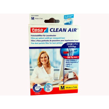 1 - Filtro per stampanti laser tesa Clean Air 14x7
