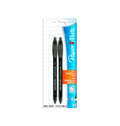 1 - PAPERMATE BIRO COMFORTATE ULTRA SCATTO Set 2 pz Colore NERO S0512291