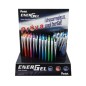 PENTEL Espositore 120 pezzi Penna Roller Energel Slim 07 colori N/R/B 0022244