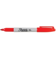 1 - PAPERMATE Pennarello Marker Sharpie fine colore rosso S0810940