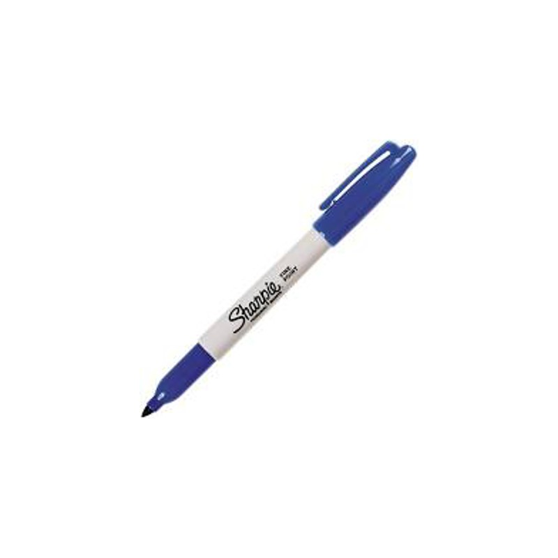 PAPERMATE Pennarello Marker Sharpie fine colore blu S0810950