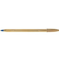 1 - BIC CRISTAL SHINE Set da 20 pz di penne Biro con rivestimento in colore oro di colore Blu 9213401