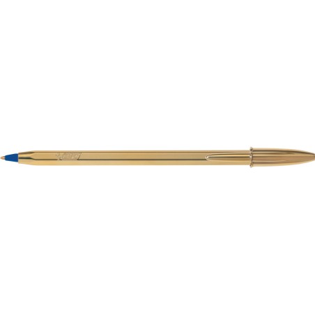 BIC CRISTAL SHINE Set da 20 pz di penne Biro con rivestimento in colore oro di colore Blu 9213401