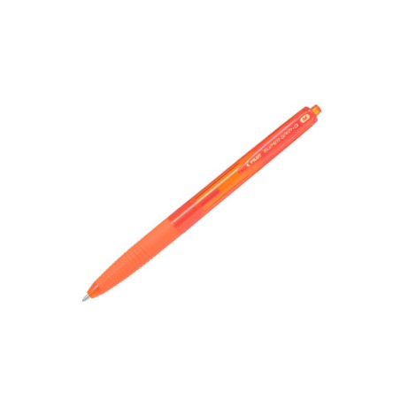 PILOT Penna Biro sfera a scatto SUPER GRIP G colore Arancio 1,0mm, Kit da 12 pz 001778