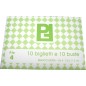 PICARTA Set 10 Biglietti da Visita e 10 Buste di colore Bianco, f.to 4 7x11 cm 40410