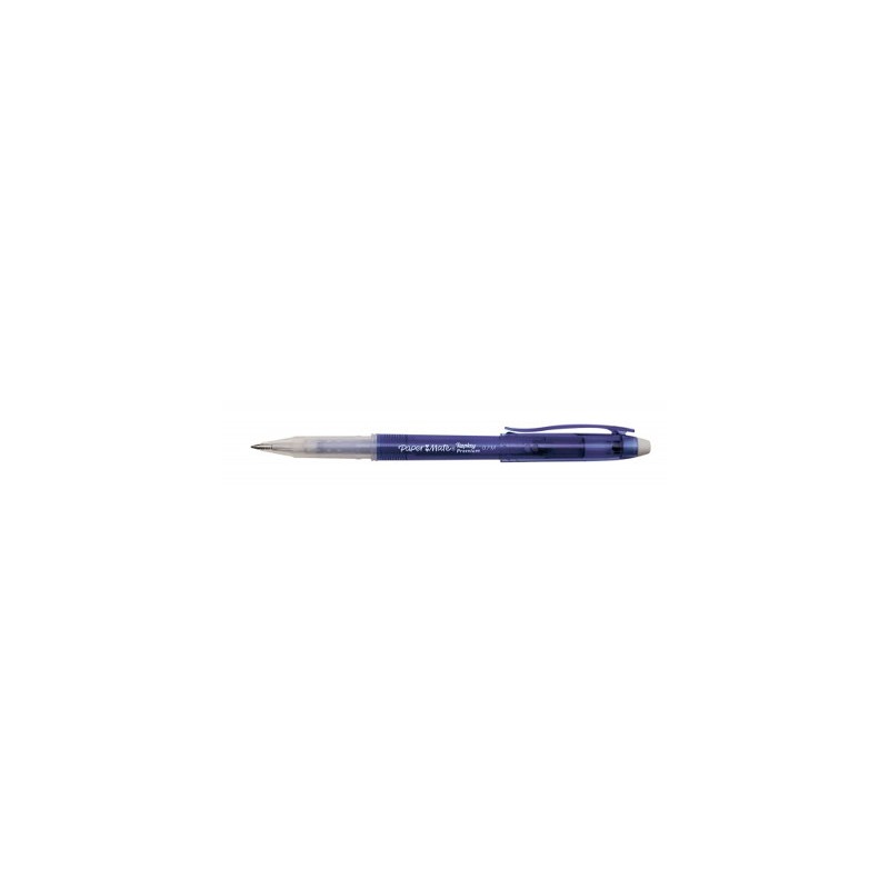 PAPERMATE Penna Biro a sfera cancellabile REPLAY PREMIUM GEL colore Blu 0,7mm, kit da 12 pz