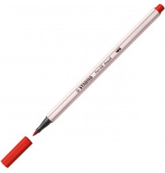 1 - 10 pezzi Stabilo pen 68 Brush pennarello rosso scuro 568/50