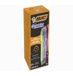 1 - BIRO BIC GELOCITY QUICKDRY P.F. -12  4 COL.ASS. 964826