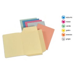 1 - ARCA 50 pz Cartelline per atti 3 lembi verde 0224