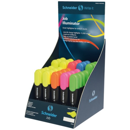 Set 35 Evidenziatori Job Schneider colori assortiti (304892/304882)