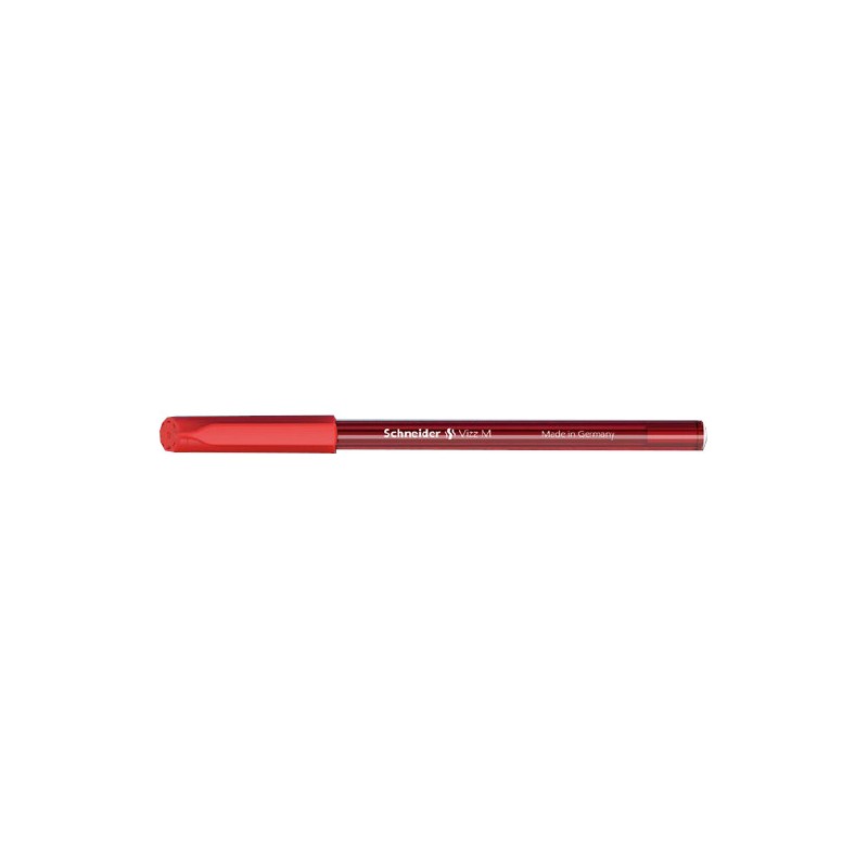 10 pz Penna Biro Vizz M Schneider colore rosso 102202