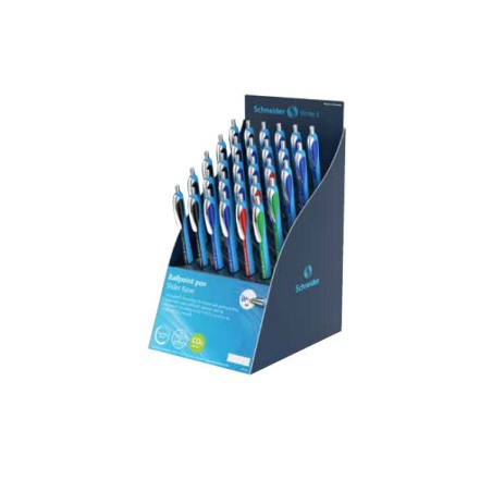 30 pz Biro Slider Rave XB Schneider colori blu nero 399418