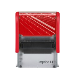 1 - TRODAT Timbro 8911 IMPRINT 2.0 Autoinchiostrante 38x14 mm 3 Righe Rosso