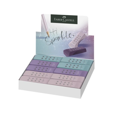 1 - GOMMA FABER-CASTELL ROLLON SPARKLE COSMIC -20pz 187310