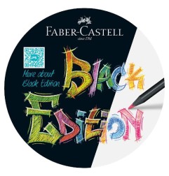 1 - PASTELLI FABER-CASTELL BLACK EDITION - 12col. TRIANG. 116412