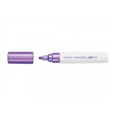 1 - PILOT Pennarello Marker Pintor medio colore viola metal 002381