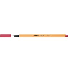 1 - Penna Stabilo point 88/49 Fineliner rosso fragola