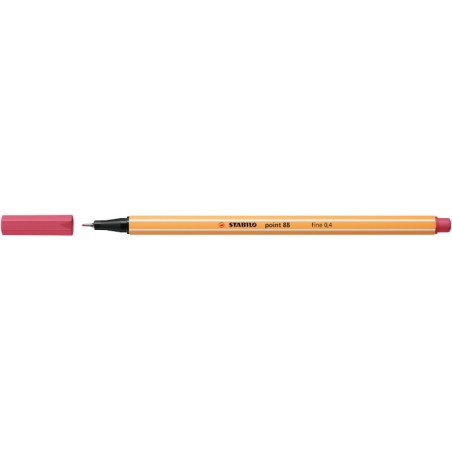 Penna Stabilo point 88/49 Fineliner rosso fragola