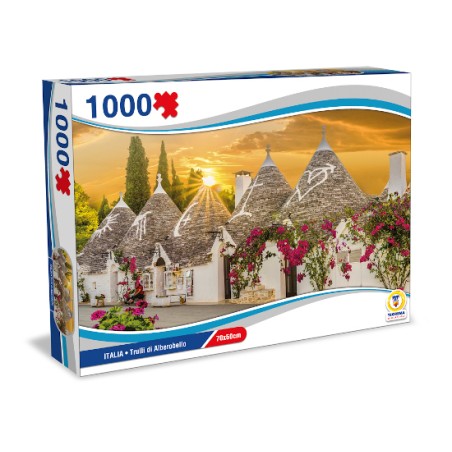 TEOREMA PUZZLE ITALIA - TRULLI DI ALBEROBELLO 70X50 CM 67022