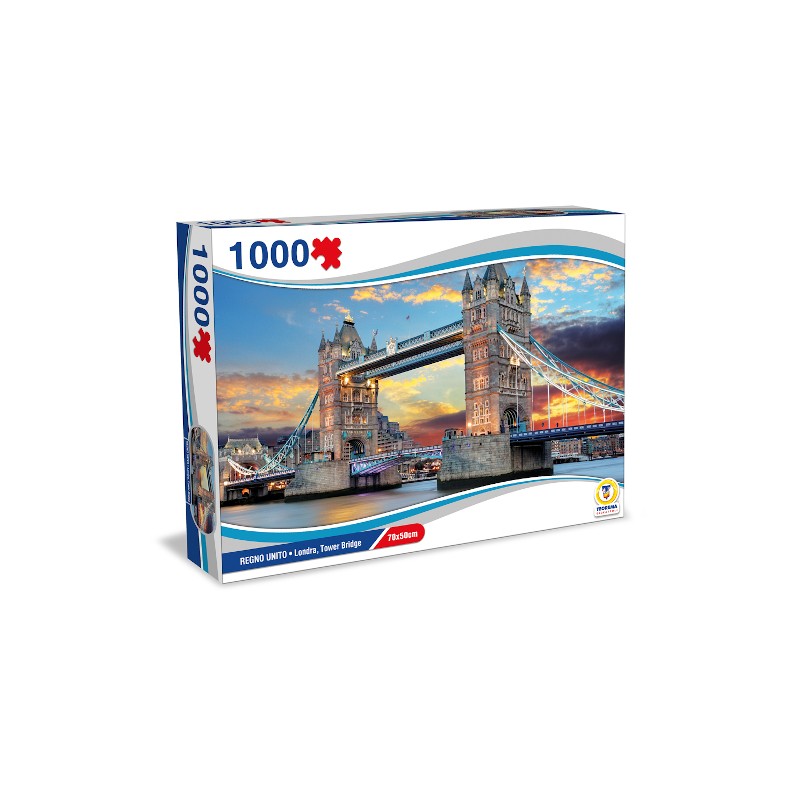 TEOREMA PUZZLE REGNO UNITO - LONDRA, TOWER BRIDGE 70X50CM 67024