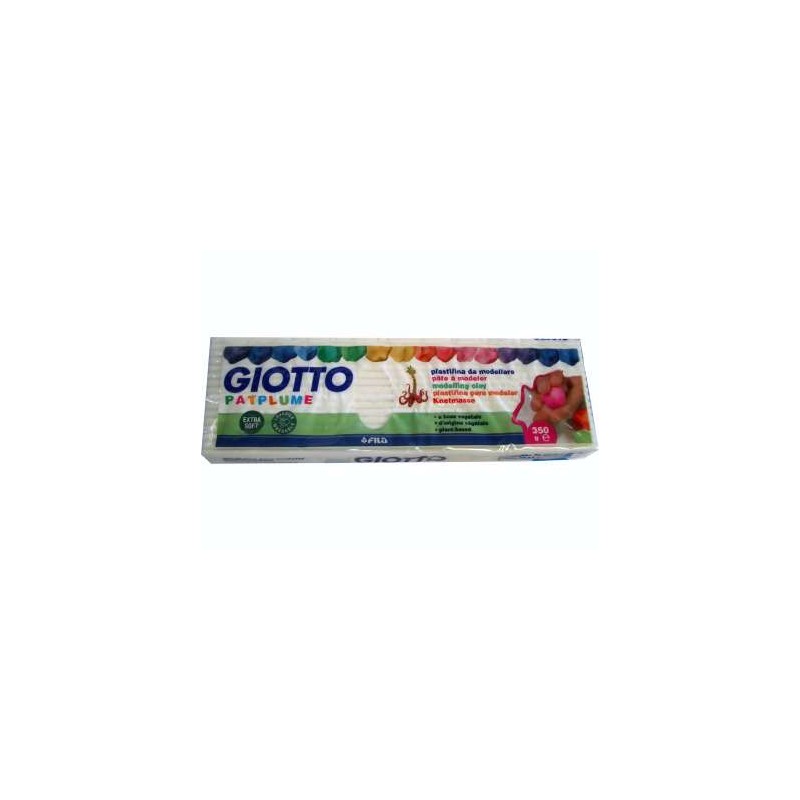 FILA Plastilina Patplume Giotto colore bianco 350 gr 510107