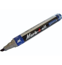 1 - 10 pz Pennarello Marker Stabilo Mark 4 All blu punta a scalpello 653/41