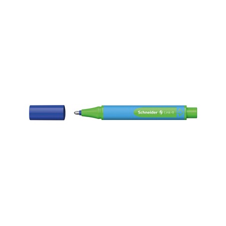 10 pz Penna Biro Slider Link-It Schneider colore blu  154503