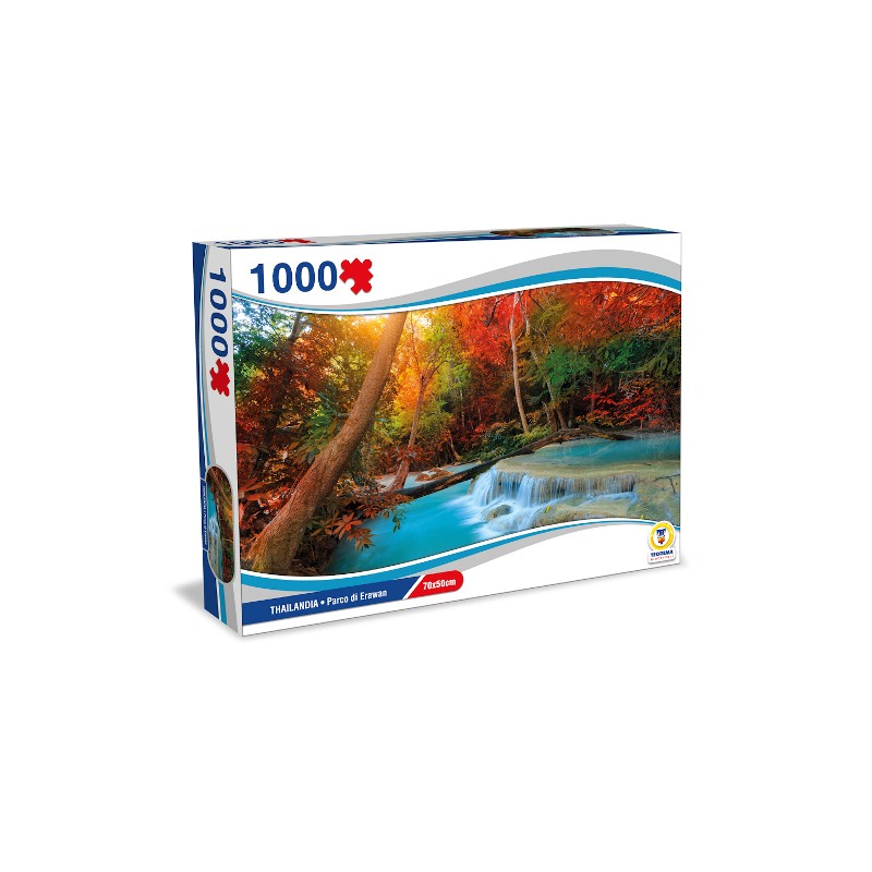 TEOREMA PUZZLE THAILANDIA  - PARCO DI ERAWAN 70X50 CM 67037