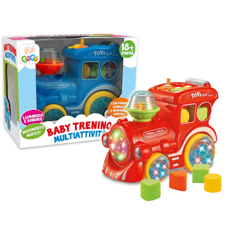 TEOREMA GOGO - BABY TRENINO MULTIATTIVITA'  MISTERO LUCI/SUONI 67294-